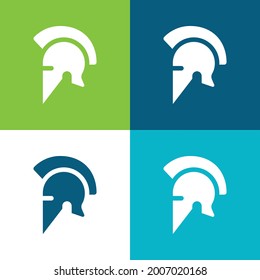 Ares Flat four color minimal icon set
