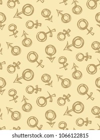 Ares and Ishtar person mark shape on white backdrop. Web outline logo concept. Freehand linear color ink hand drawn emblem sketch in art retro doodle contour style. View closeup with space for text