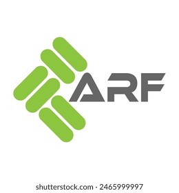 ARF letter logo design on black background. ARF creative initials letter logo concept. ARF letter design.