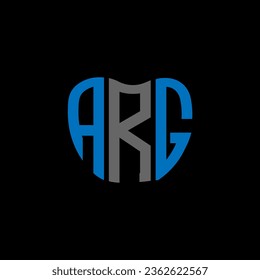 ARG letter logo creative design. ARG unique design.
