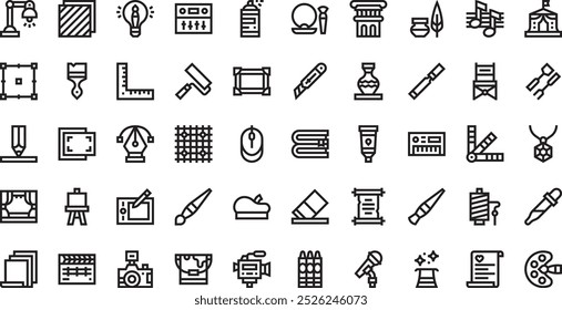 Argeneral arts iconss-iv High-Quality Vector Icons Collection with Editable Stroke. Ideal for Professional and Creative Projects.