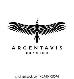 argentavis bird logo vector icon illustration
