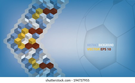 Argentina 3d abstract background vector