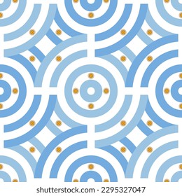 argentina ceramic tile pattern. line background. vector illustration