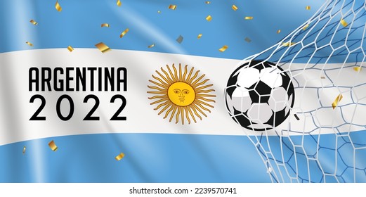 Argentina country flag 2022 translation in Spanish