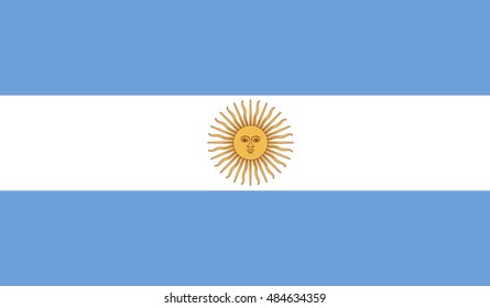Argentina country flag - vector