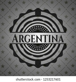 Argentina dark icon or emblem