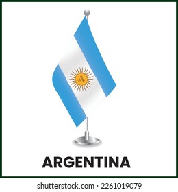 Argentina Desk Flag and Argentina Flag Design