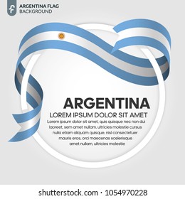 Argentina flag background