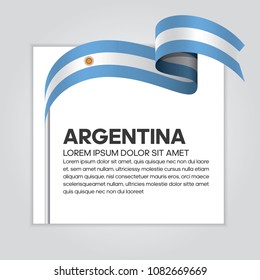 Argentina flag background