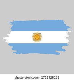 Vector de la bandera de Argentina