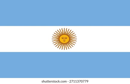 Argentina flag icon in high quality