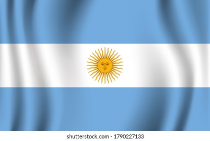 Argentina flag image vector. EPS.file.