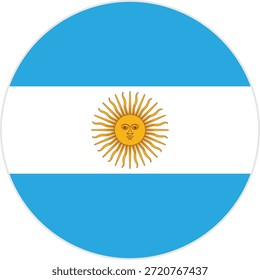 argentinische Flagge | Argentinische Nationalflagge Symbol