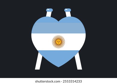 Argentina flag sign, Argentina flag vector graphic, Argentina country flag is a symbol of freedom, National Argentina flag, vector illustration
