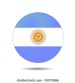 Argentina flag vector