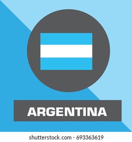 argentina flag vector