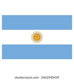 Argentina Flag Vector Design , EPS File