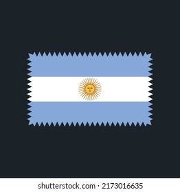Argentina Flag Vector. National Flag