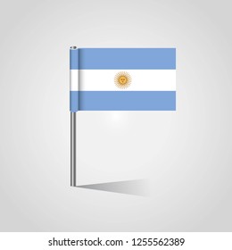 Argentina flags design vector 