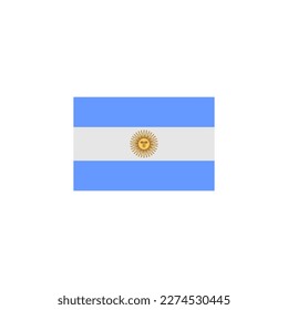 Argentina flags icon set, Argentina independence day icon set vector sign symbol