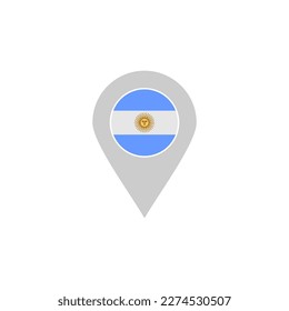 Argentina flags icon set, Argentina independence day icon set vector sign symbol