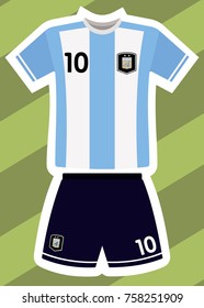 argentina football jersey kit 