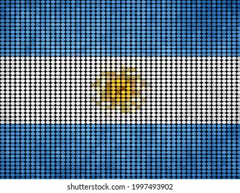 The Argentina full flag featuring the sun called the Official Ceremonial Flag (Spanish: Bandera Oficial de Ceremonia)