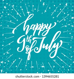 Argentina greeting card design. Calligraphy lettering. Vector illustration template