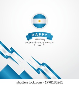 Diseño de fondo del Día de la Independencia de Argentina