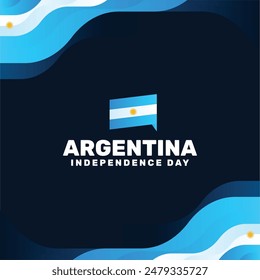 Argentina Independence Day Background Design