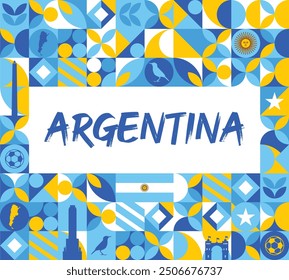 Argentina Independence Day Background Design

