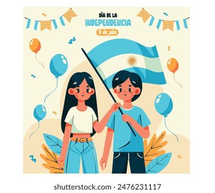 The Argentina Independence Day is celebrated every year on July 9. This date originates in commemoration of the signing of the Argentine Declaration of Independence, on Tuesday, July 9, 1816