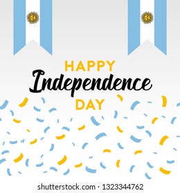 Argentina Independence Day Illustration