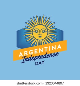 Argentina Independence Day Illustration