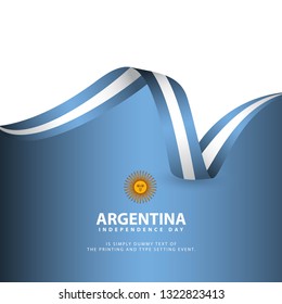 Argentina Independence Day Vector Template Design Illustration