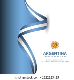 Argentina Independence Day Vector Template Design Illustration