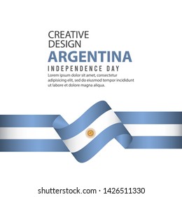 Argentina Independent Day Poster Creative Design Illustration Vector Template