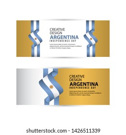 Argentina Independent Day Poster Creative Design Illustration Vector Template