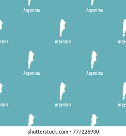 Argentina map in black. Simple illustration of Argentina map vector isolated on white background