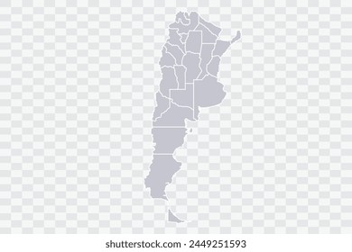 Argentina Map Cloud Color on White Background quality files Png