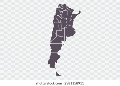 Argentinien Karte Grafische Farbe auf weißem Hintergrund Qualitäts-Dateien Png