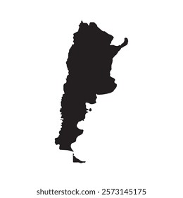 Argentina Map Icon Element Design