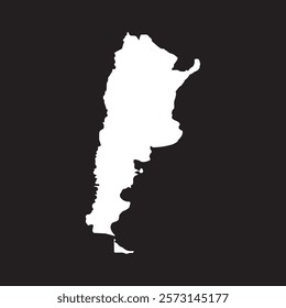 Argentina Map Icon Element Design