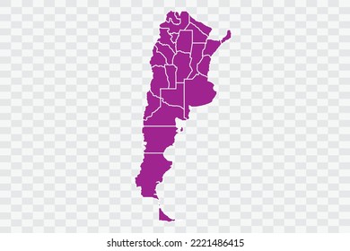 Argentina Map pink Color on White Background quality files Color (a50099) png