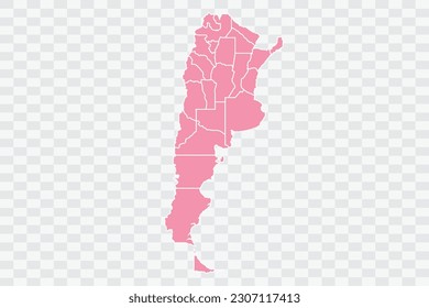 Argentina Map Rose Color Background quality files png