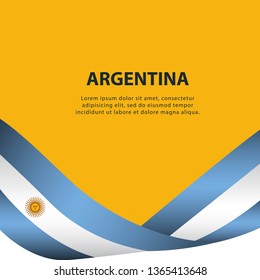Argentina National Day Vector Template Design Illustration