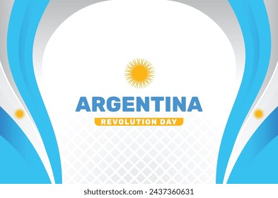 Argentinische Revolution Tag Hintergrund Veranstaltung