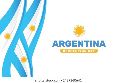 Argentina Revolution Day Background Event