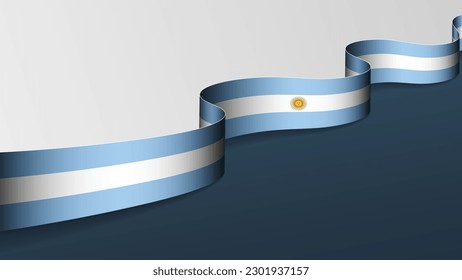 Argentinien Flaggenhintergrund. Element der Wirkung für die Verwendung, die Sie daraus machen wollen.